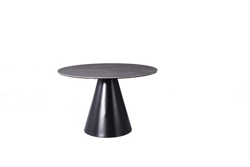 [DT1638R-BLK/GRY] Sun Round Dining Table