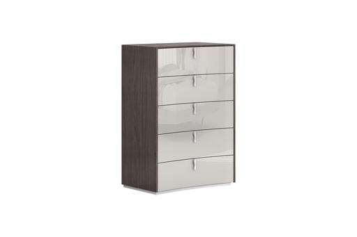 [CD1754-CNUT/LGRY] Berlin Chest of Drawers