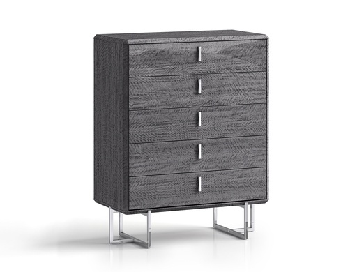 [CD1888-GRY] Chloe Chest of Drawers