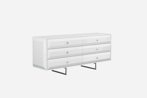 [DR1356D-WHT] Abrazo Double Dresser