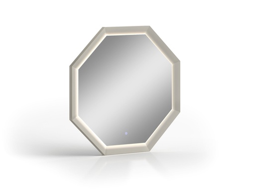 [MR1888-GRY] Chloe Hexagonal Mirror