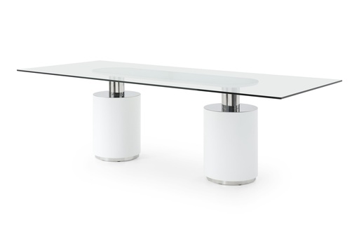 [DT1660-WHT] Mandarin Rectangular Dining Table