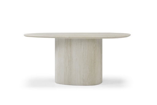 [CO2062-TRV] Petra Console with Oval Top and Base