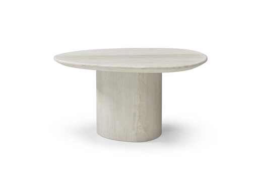 [ST2062-TRV] Petra Side Table with Oval Top and Base