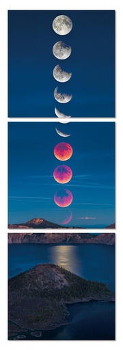 Eclipse 28 x 28 each piece acrylic color painting Wall Art