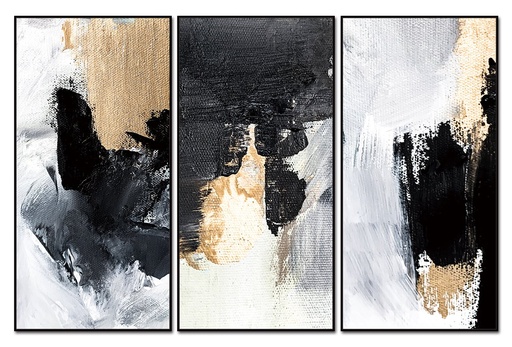 [AW1851] Inez 3-Piece 48"x24" Wall Art