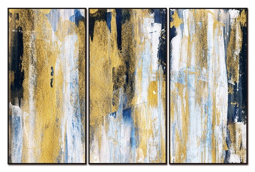 [AW1854] Oro 3-Piece 48"x24" Wall Art