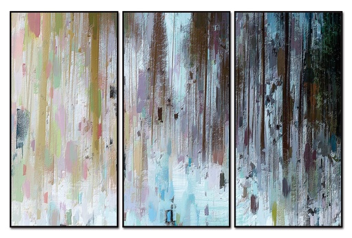 [AW1856] Yoli 3-Piece 48"x24" Wall Art