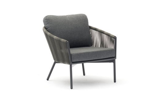 [CH1734-GRY] Yarrow Indoor/Outdoor Chair and Ottoman