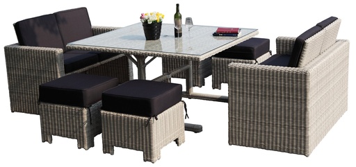 [COL1672-WHT] Robinson Outdoor Collection Outdoor Set