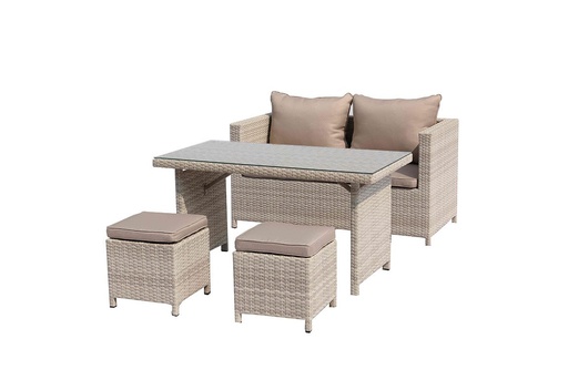 [COL1692-BEI] Abbie Outdoor Collection Outdoor Set