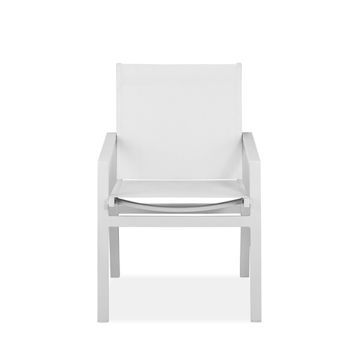 [DAC1593-WHT] Rio Indoor/Outdoor Dining Armchair