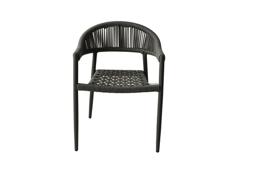 [DAC1677-GRY] Leyla Indoor/Outdoor Dining Stackable Chair
