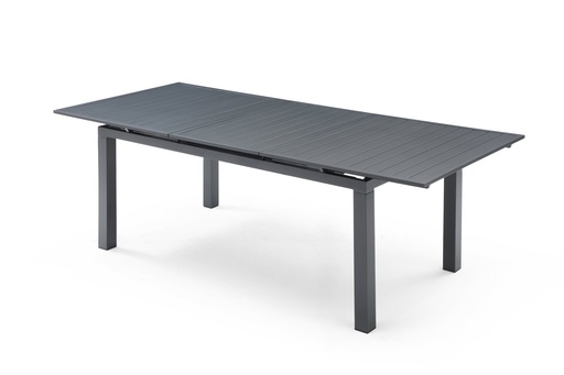 [DT1567-GRY] Alum Indoor/Outdoor Extendable Dining Table