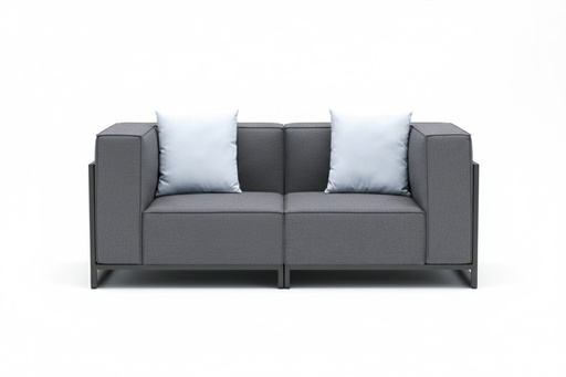 [LSC1701-GRY] Sensation Indoor/Outdoor Love Seat