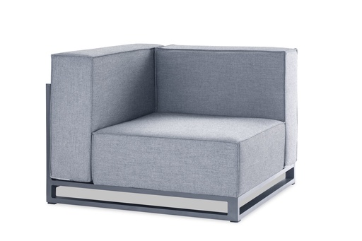 [MC1701-GRY] Sensation Indoor/Outdoor Modular Armless Corner Modular Seating