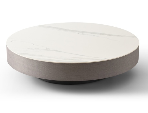 [CT1887-GRY] Cory Round Coffee Table